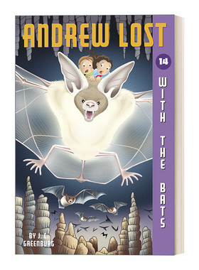 英文原版 With the Bats Andrew Lost #14 安德鲁不见了系列14 英文版 进口英语原版书籍