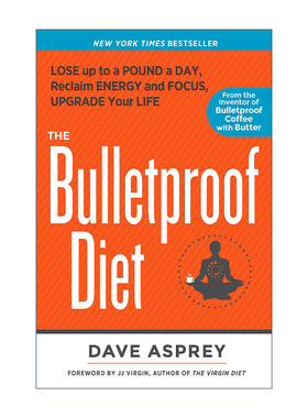 英文原版 The Bulletproof Diet 防弹饮食 硅谷生物骇客抗体内发炎的震撼报告 Dave Asprey英文版 进口英语原版书籍