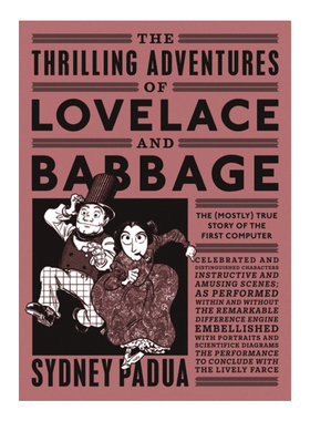 英文原版 The Thrilling Adventures of Lovelace and Babbage 洛夫莱斯和巴贝奇的惊奇冒险 漫画小说 世界上第一台计算机的故事