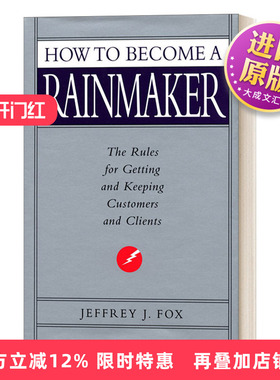 英文原版 How To Become A Rainmaker 企业造雨人 销售必胜绝招 英文版 进口英语原版书籍