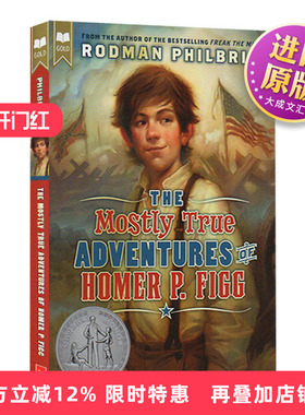 荷马菲格真实的冒险 英文原版 The Mostly True Adventures of Homer P Figg 纽伯瑞银奖 儿童桥梁章节书 英文版英语课外阅读