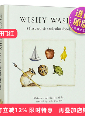 英文原版绘本 Wishy Washy 犹犹豫豫 自然拼读 儿童颜色教育认知启蒙绘本 纸板书 Tabitha Paige 英文版 进口英语原版书籍