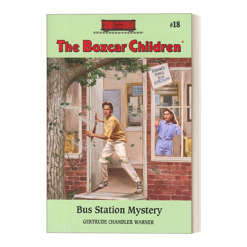 英文原版 #18 the bus station mystery棚车少年18 英文版 进口英语