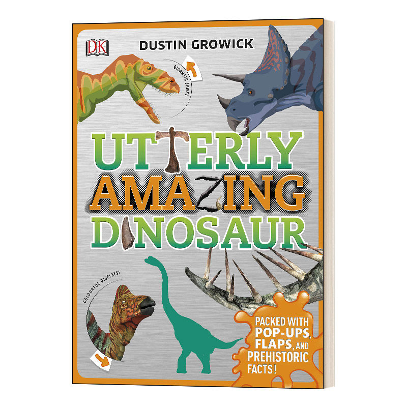 英文原版 utterly amazing dinosaur 绝对惊人的恐龙 精装 英文版