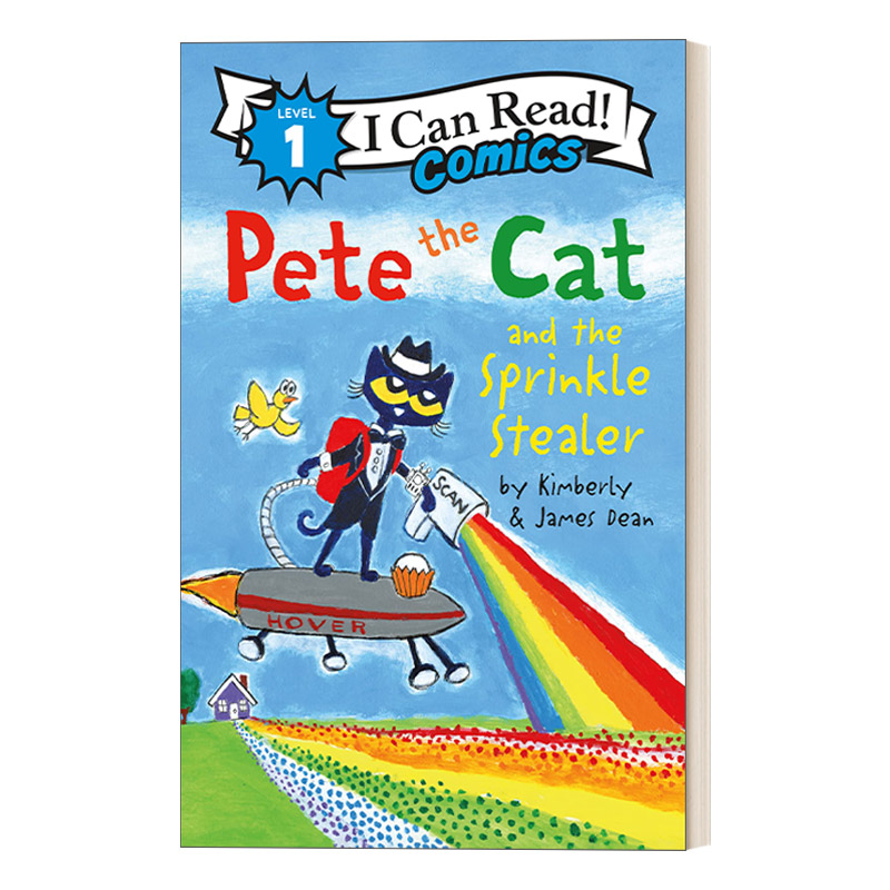 英文原版 Pete the Cat and the Sprinkle Stealer 皮特猫 I Can Read Level 1分级阅读 英文版 进口英语原版书籍