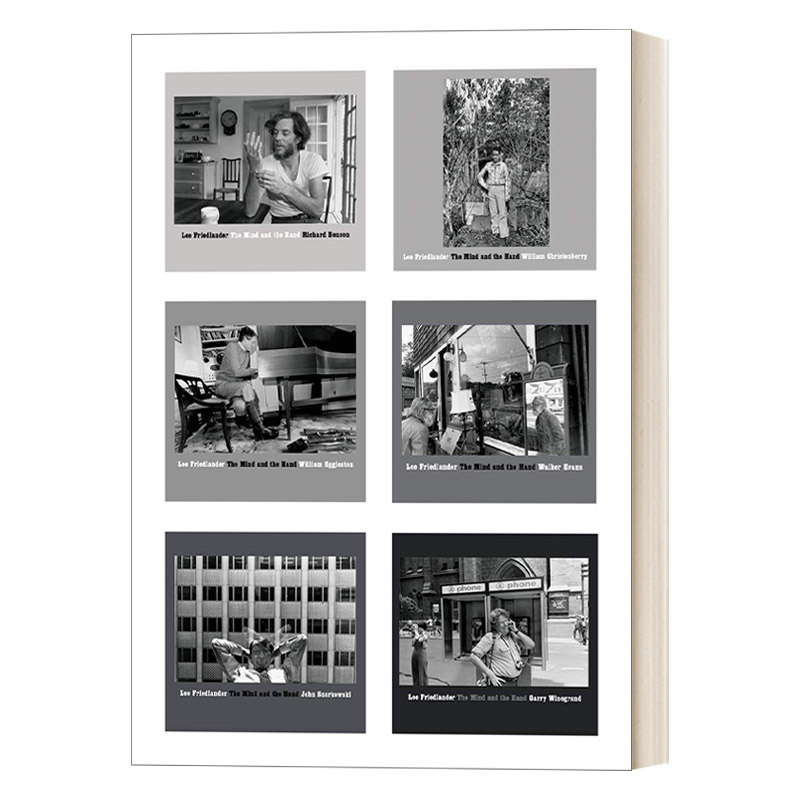 英文原版 Lee Friedlander The Mind and the Hand 李·弗里德兰德；心灵与手 摄影作品集 艺术图册 英文版 进口英语原版书籍