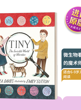 英文原版绘本 Tiny The Invisible World of Microbes 微生物看不见的魔术师 英文版 Nicola Davies 进口英语原版书籍