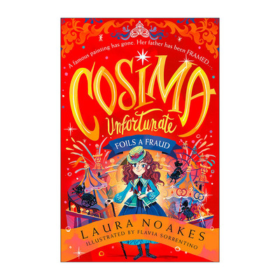 英文原版 Cosima Unfortunate Foils a Fraud 不幸少女柯西玛系列2 挫败骗局 儿童插画冒险故事书 英文版 进口英语原版书籍