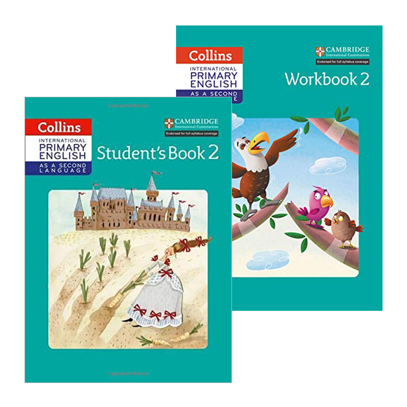 英国国际学校小学二年级英语教材练习册2册 英文原版 Collins Primary English Student's Book Workbook Stage 2剑桥小学学生用书 书籍/杂志/报纸 原版其它 原图主图