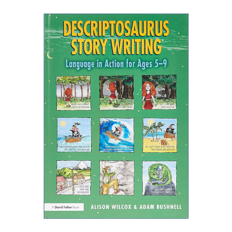英文原版 Descriptosaurus Story Writing 创造性写作  提高运用语言5-9岁 精装 英文版 进口英语原版书籍