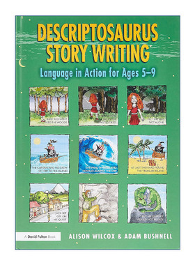 英文原版 Descriptosaurus Story Writing 创造性写作  提高运用语言5-9岁 精装 英文版 进口英语原版书籍