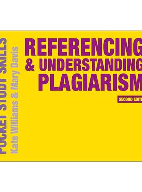 英文原版 Referencing and Understanding Plagiarism 理解引用与抄袭 Kate Williams 英文版 进口英语原版书籍