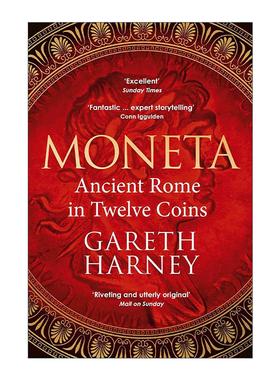 英文原版 Moneta 金钱 十二枚硬币中的古罗马史 加雷斯·哈尼 英文版 进口英语原版书籍