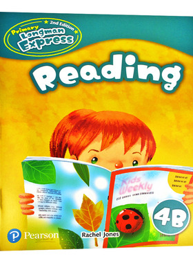 Primary Longman Express 4B Reading 英文原版 培生香港朗文小学英语教材 四年级下学期 阅读练习册 第二版朗文快车PLE 英文版