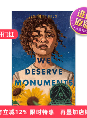 英文原版 We Deserve Monuments 我们值得拥有纪念碑 史考特金奖 美国Parents杂志书单 英文版 进口英语原版书籍