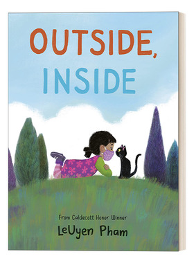 英文原版绘本 Outside  Inside 外面 里面 LeUyen Pham 儿童文学 成长感人故事 英文版 进口英语原版书籍