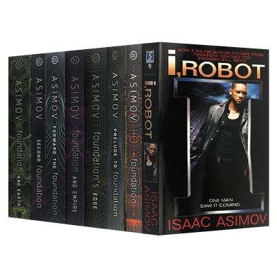 英文原版 Foundation 银河帝国 基地八部曲系列全集1-8册 Isaac Asimov 艾萨克阿西莫夫 科幻小说 英文版 进口英语原版书籍