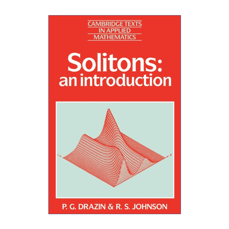 英文原版 Solitons 孤子导论 剑桥应用数学文本系列 英文版 进口英语原版书籍