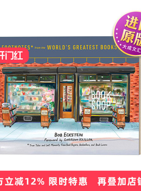 英文原版 Footnotes from the World's Greatest Bookstores 书店时光 书友 书商和爱书人的记忆风景 传记 Bob Eckstein 精装