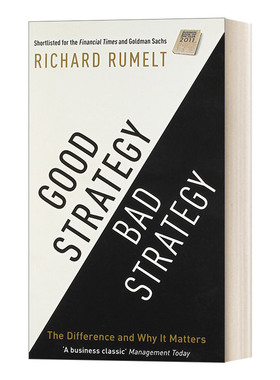 英文原版 Good Strategy/Bad Strategy 好战略，坏战略 理查德·鲁梅尔特 英文版 进口英语原版书籍