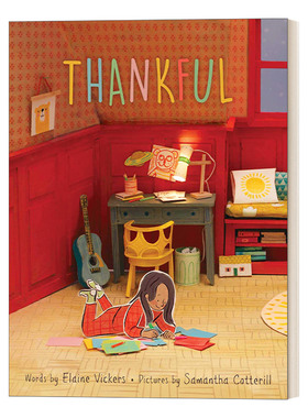 英文原版绘本 Thankful 感恩 精装绘本 英文版 进口英语原版书籍
