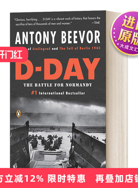 英文原版 D-Day The Battle for Normandy 诺曼底登陆 Antony Beevor安东尼 比弗 英文版 进口英语原版书籍