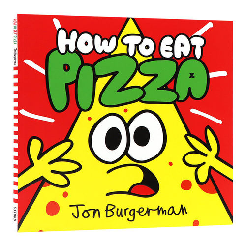 英文原版 How to Eat Pizza 如何吃比萨 Jon Burgerman幽默绘本 英文版 进口英语原版书籍儿童图书