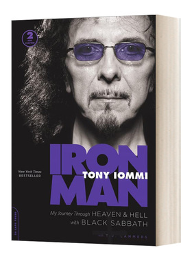 英文原版 Iron Man My Journey through Heaven and Hell with Black Sabbath 钢铁人 重金属传奇 黑色安息日乐队 吉他手Tony自传