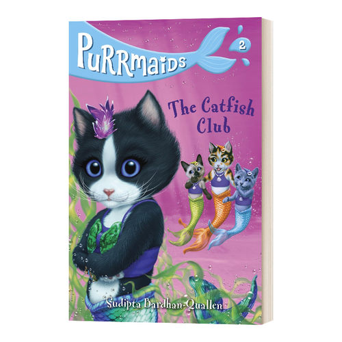 英文原版 Purrmaids #2 The Catfish Club 美猫鱼2 鲶鱼俱乐部 英文版 进口英语原版书籍儿童图书