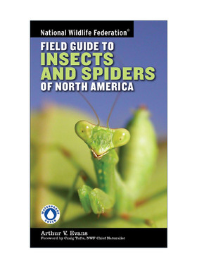 英文原版 National Wildlife Federation Field Guide to Insects and Spiders & Related Species of North America 北美昆虫