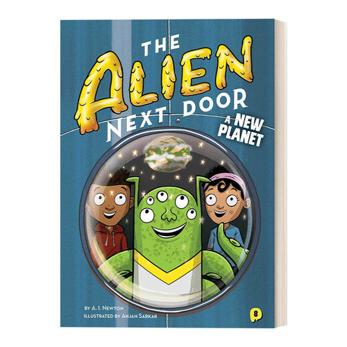 英文原版 The Alien Next Door 8 A New Planet 隔壁的外星人8 英文版 进口英语原版书籍