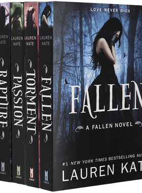 Fallen Torment Passion Rapture Unforgiven 英文原版科幻穿越小说 堕落天使 试炼 烈爱 欣狂 不可宽恕 5本套装 英文版进口英语书