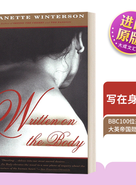 英文原版 Written on the Body 写在身体上 英文版 进口英语原版书籍 英语小说