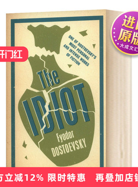 陀思妥耶夫斯基 白痴 The Idiot Alma Classics 英文原版 世界经典名著 Fyodor Dostoevsky 英文版进口原版英语文学书籍