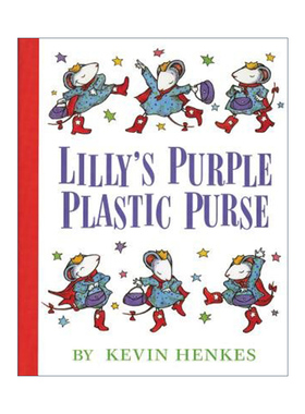 英文原版绘本 Lilly's Purple Plastic Purse 莉莉的紫色小包 精装绘本 美国图书馆协会推荐童书 英文版 进口英语原版书籍