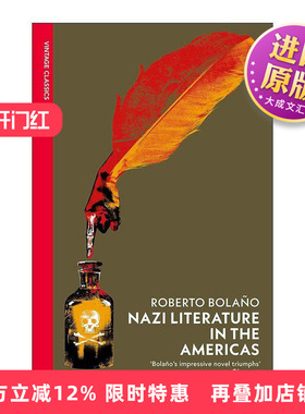 英文原版 Nazi Literature in the Americas 美洲纳粹文学 罗贝托·波拉尼奥 Vintage红脊经典 英文版 进口英语原版书籍
