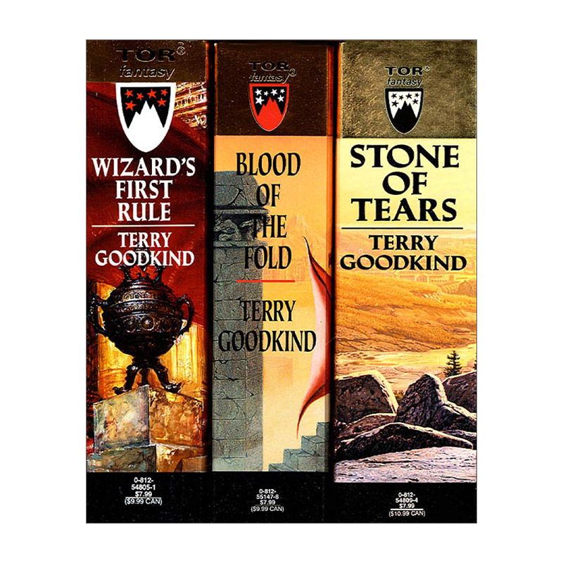 英文原版 The Sword of Truth Boxed Set I Wizard's First Rule  Blood of the Fold 真理之剑科幻小说套装1-3 英文版 进口英语书