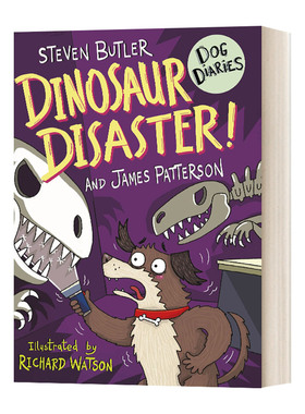 英文原版 Dog Diaries 6 Dinosaur Disaster 狗狗日记#6 英语课外阅读章节桥梁漫画书 英文版 进口英语原版书籍儿童图书