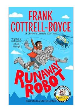 英文原版 Runaway Robot 拯救失控机器人 儿童奇幻魔法小说 Frank Cottrell-Boyce 英文版 进口英语原版书籍
