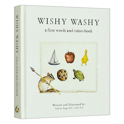 英文原版绘本 Wishy Washy 犹犹豫豫 自然拼读 儿童颜色教育认知启蒙绘本 纸板书 Tabitha Paige 英文版 进口英语原版书籍