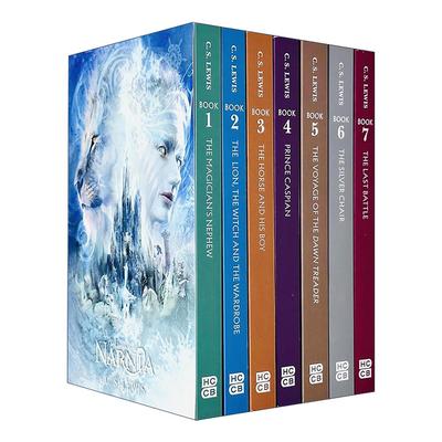 英文原版 The Chronicles of Narnia 纳尼亚传奇七册套装 儿童奇幻小说 英文版 进口英语原版书籍