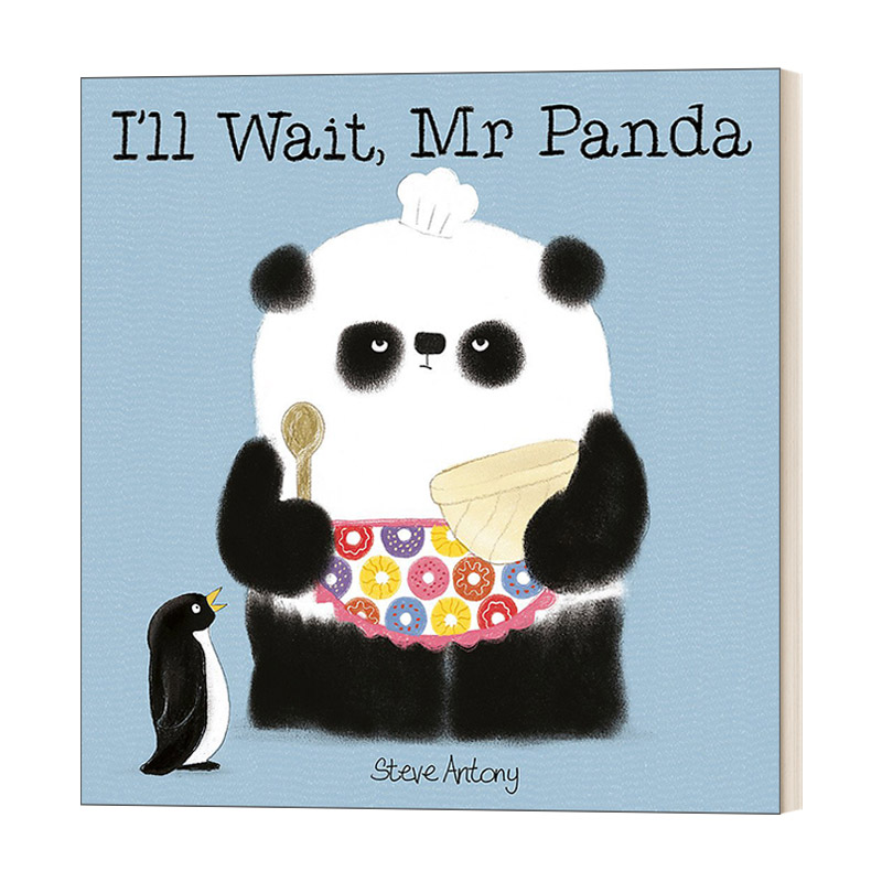 英文原版 I'll Wait  Mr panda 熊猫先生礼仪课堂3 请稍等 英文版 进口英语原版书籍