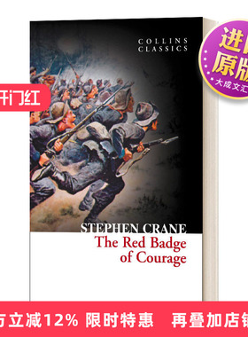 英文原版 The Red Badge of Courage 红色勇气徽章 Collins Classics 柯林斯经典系列 英文版 进口英语原版书籍