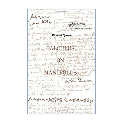 英文原版 Calculus On Manifolds 流形上的微积分 高等微积分中的一些经典定理的现代化处理 英文版 进口英语原版书籍