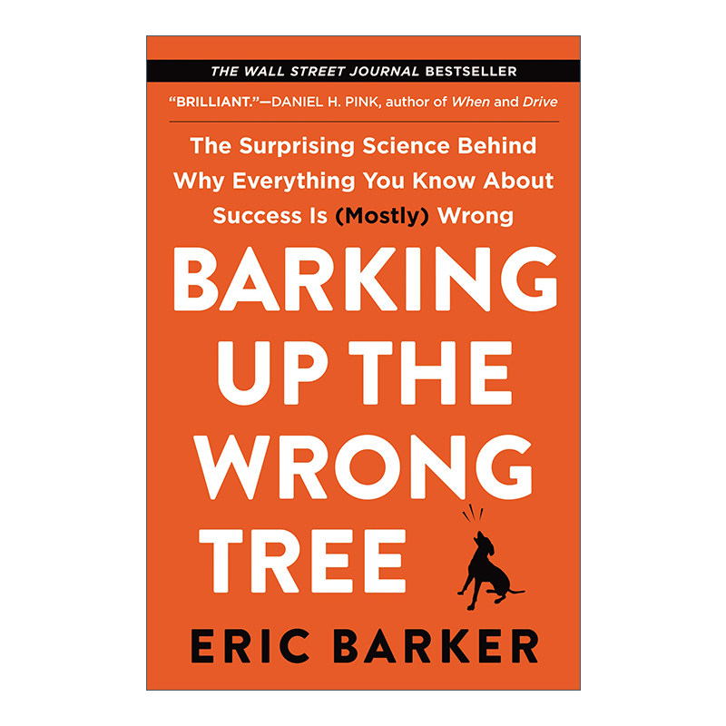 英文原版 Barking Up the Wrong Tree 有效努力 放大你的核心优势 破除成功学的迷信 英文版 进口英语原版书籍