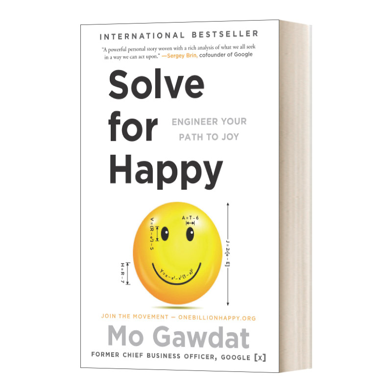 英文原版 Solve for Happy 快乐方程式 英文版 进口英语原版书籍