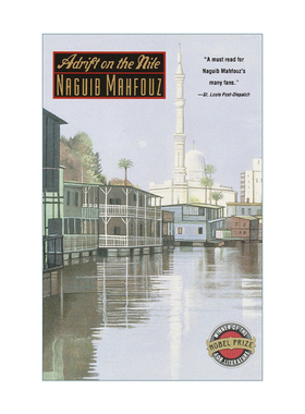 英文原版 Adrift on the Nile 尼罗河上的船屋 同名电影原著小说 诺贝尔文学奖 Naguib Mahfouz 英文版 进口英语原版书籍
