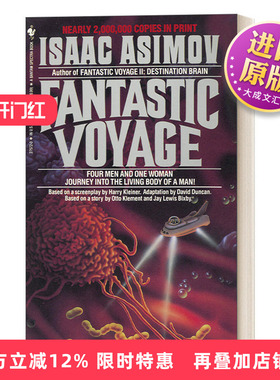 英文原版小说 Fantastic Voyage A Novel 神奇旅程 Isaac Asimov艾萨克·阿西莫夫 英文版 进口英语原版书籍