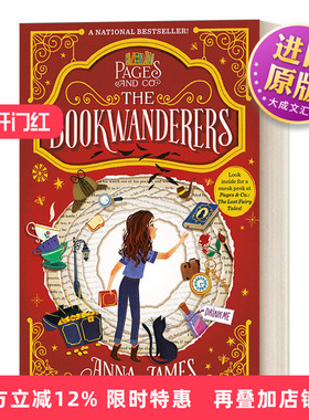 英文原版 Pages & Co. 01: The Bookwanderers 穿梭童话故事集1 儿童奇幻小说 美国国家畅销书作家Anna James 英文版 进口英语书