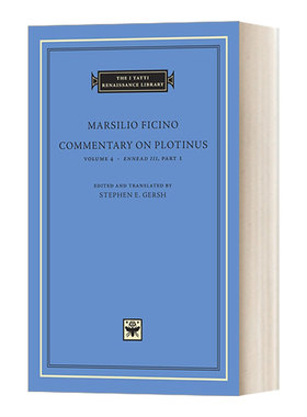 英文原版 Commentary on Plotinus Volume 4 普罗提努斯评注 卷4 塔蒂文艺复兴丛书 英文版 进口英语原版书籍
